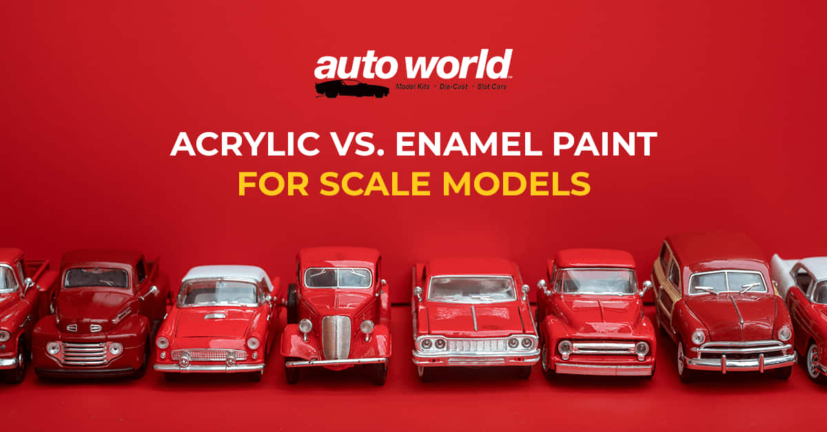 Acrylic vs. Enamel Paint for Scale Models