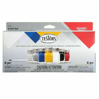 Testors Enamel Paint Kit: 6 Colors Hobby Set