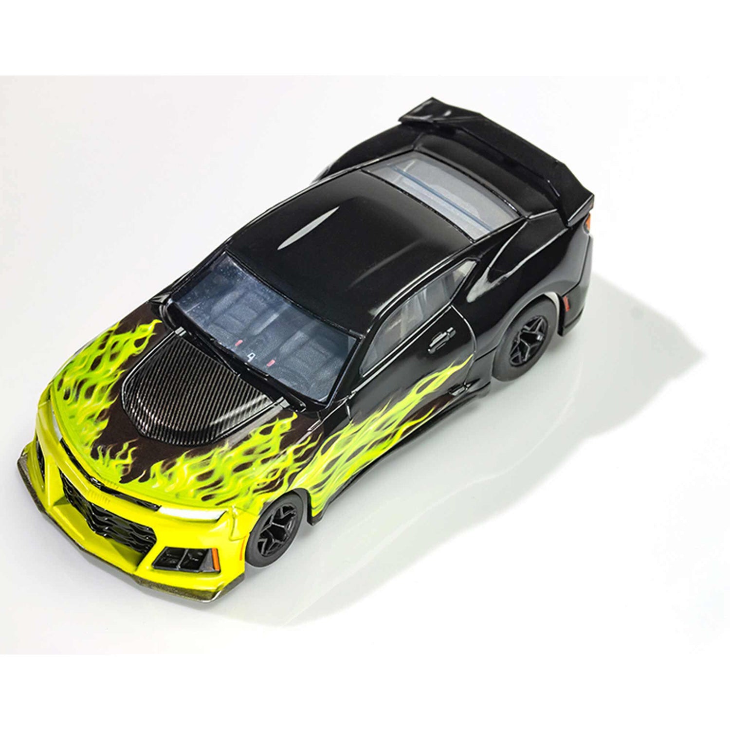 AFX Camaro ZL1 2021 Wildfire Black/Lime HO Scale Slot Car