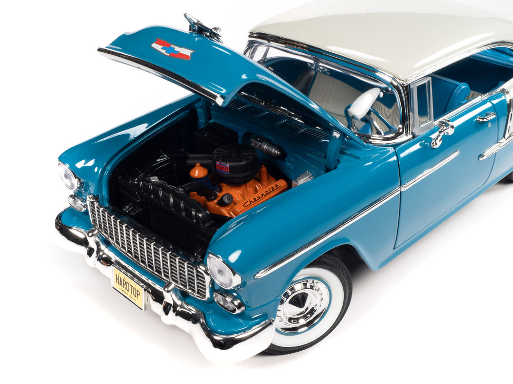 American Muscle 1955 Chevrolet Bel Air Hardtop (Hemmings) 1:18 Scale Diecast - Auto World Store