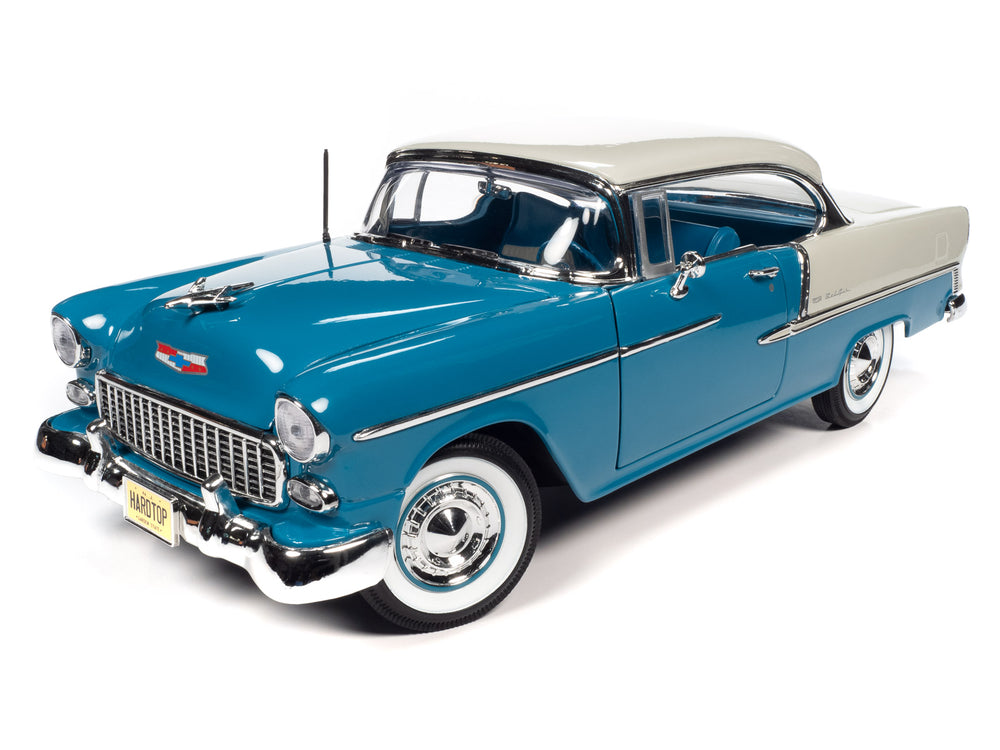 American Muscle 1955 Chevrolet Bel Air Hardtop (Hemmings) 1:18 Scale Diecast - Auto World Store