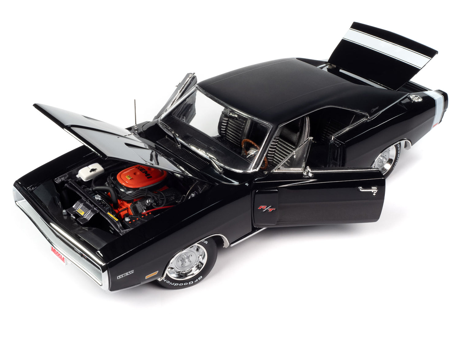 American Muscle 1970 Dodge Charger R/T (Hemmings Muscle Machines) 1:18 Scale Diecast - Auto World Store