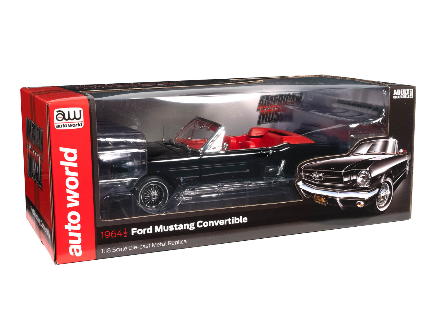 American Muscle 1964.5 Ford Mustang Convertible 1:18 Scale Diecast