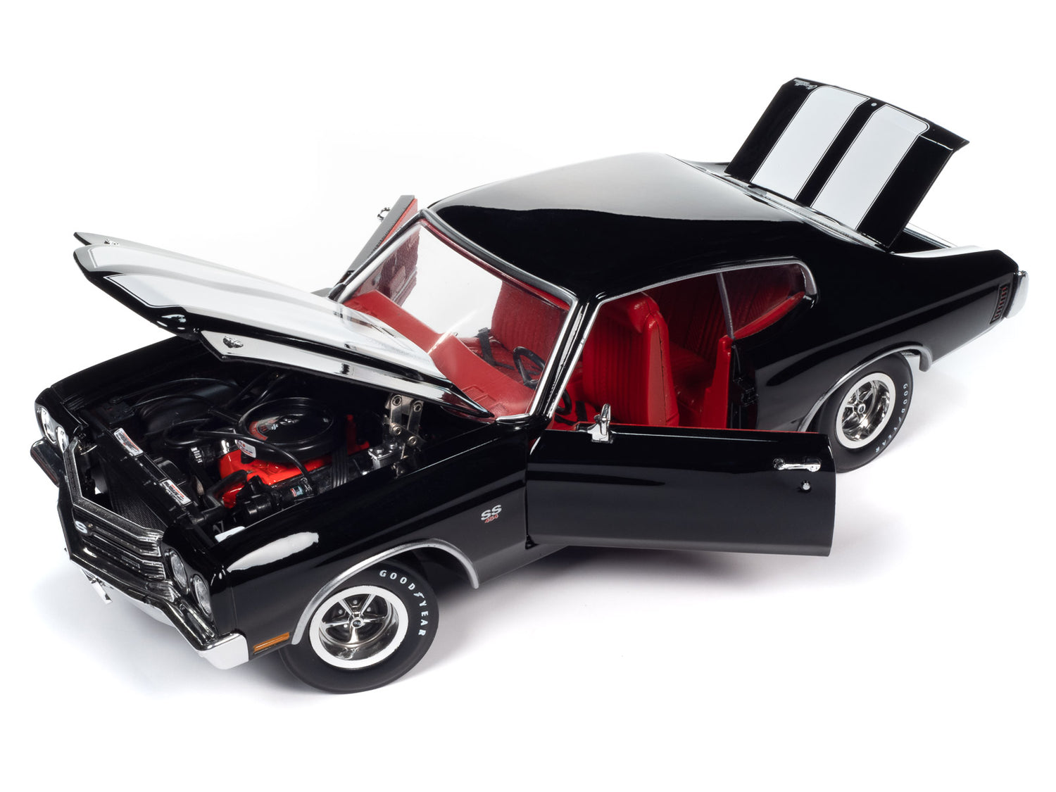 American Muscle 1970 Chevrolet Chevelle Hardtop (Hemmings Muscle Machines) 1:18 Scale Diecast - Auto World Store