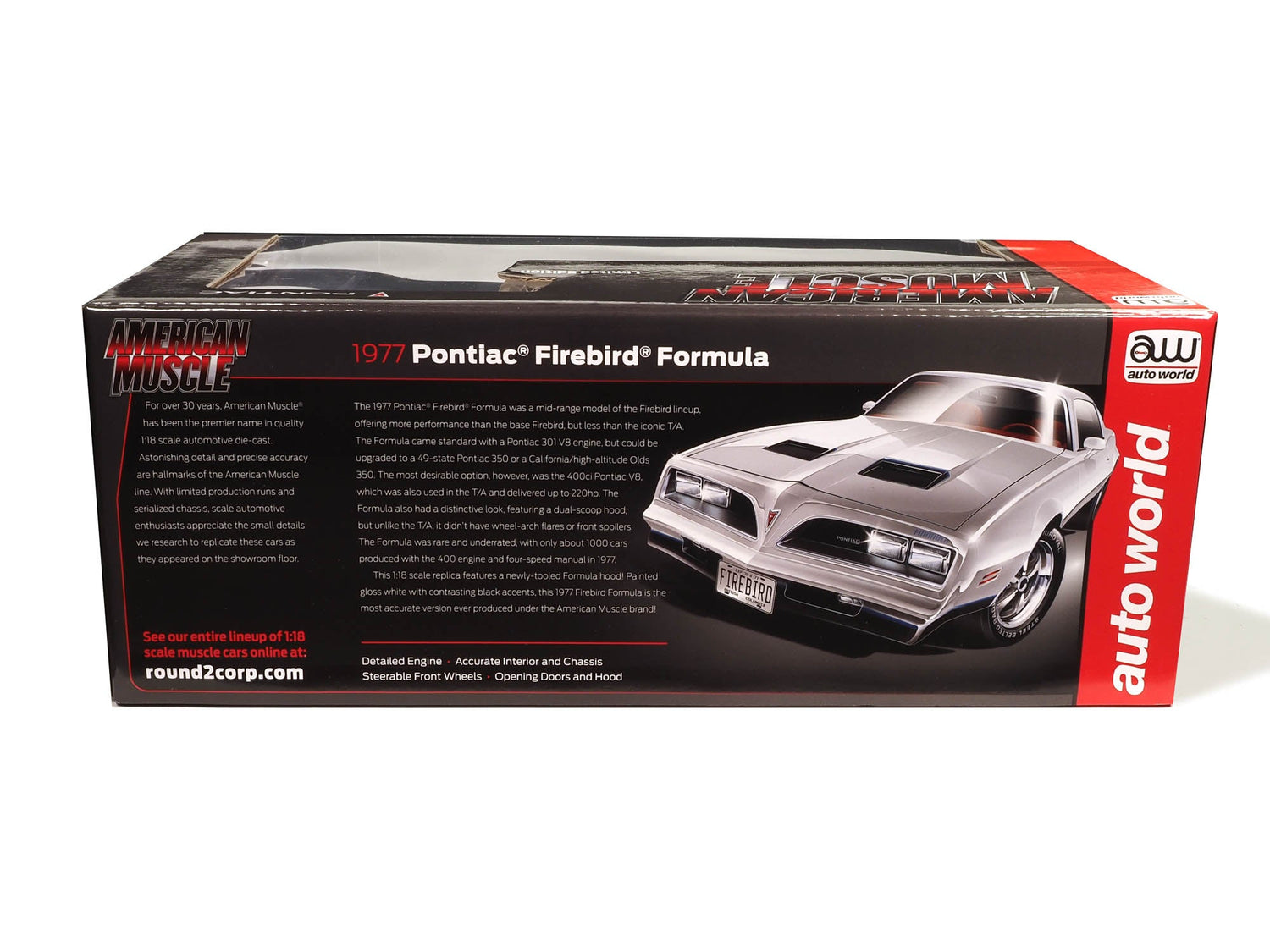American Muscle 1977 Pontiac Firebird Formula 1:18 Scale Diecast (118 SALE)
