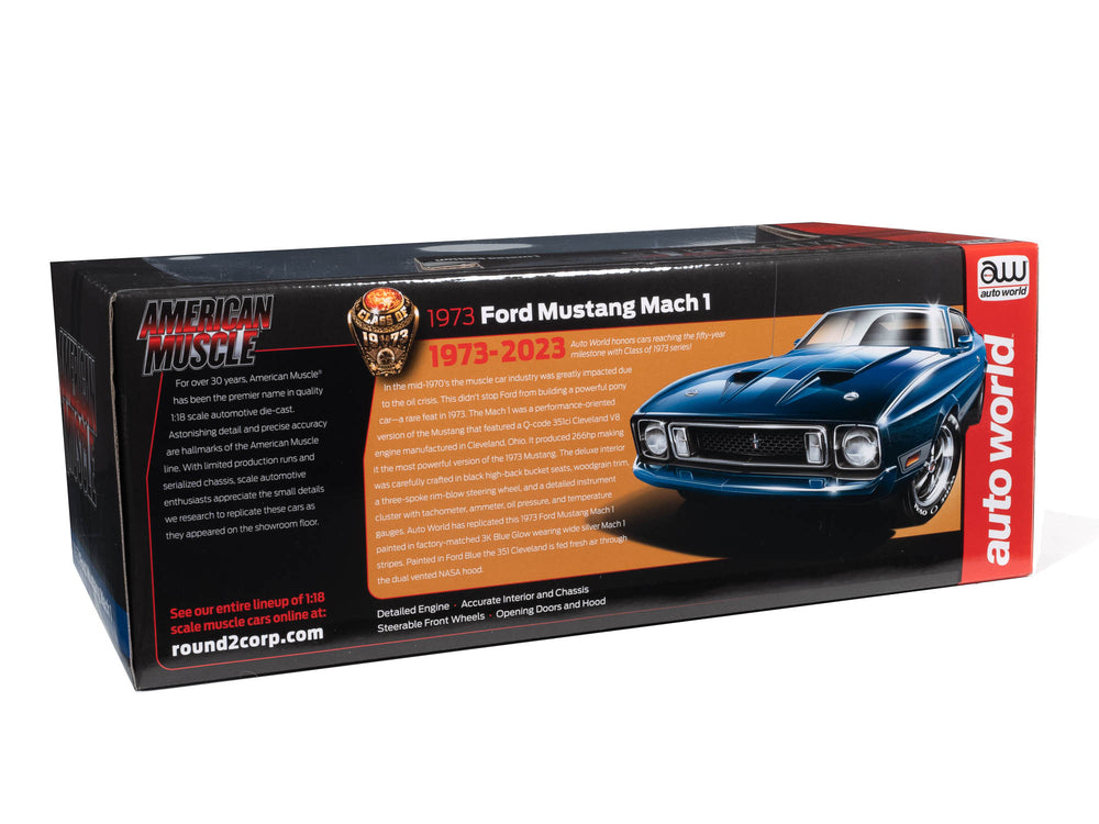 American Muscle 1973 Ford Mustang Mach 1 (Class of 1973) 1:18 Scale Diecast