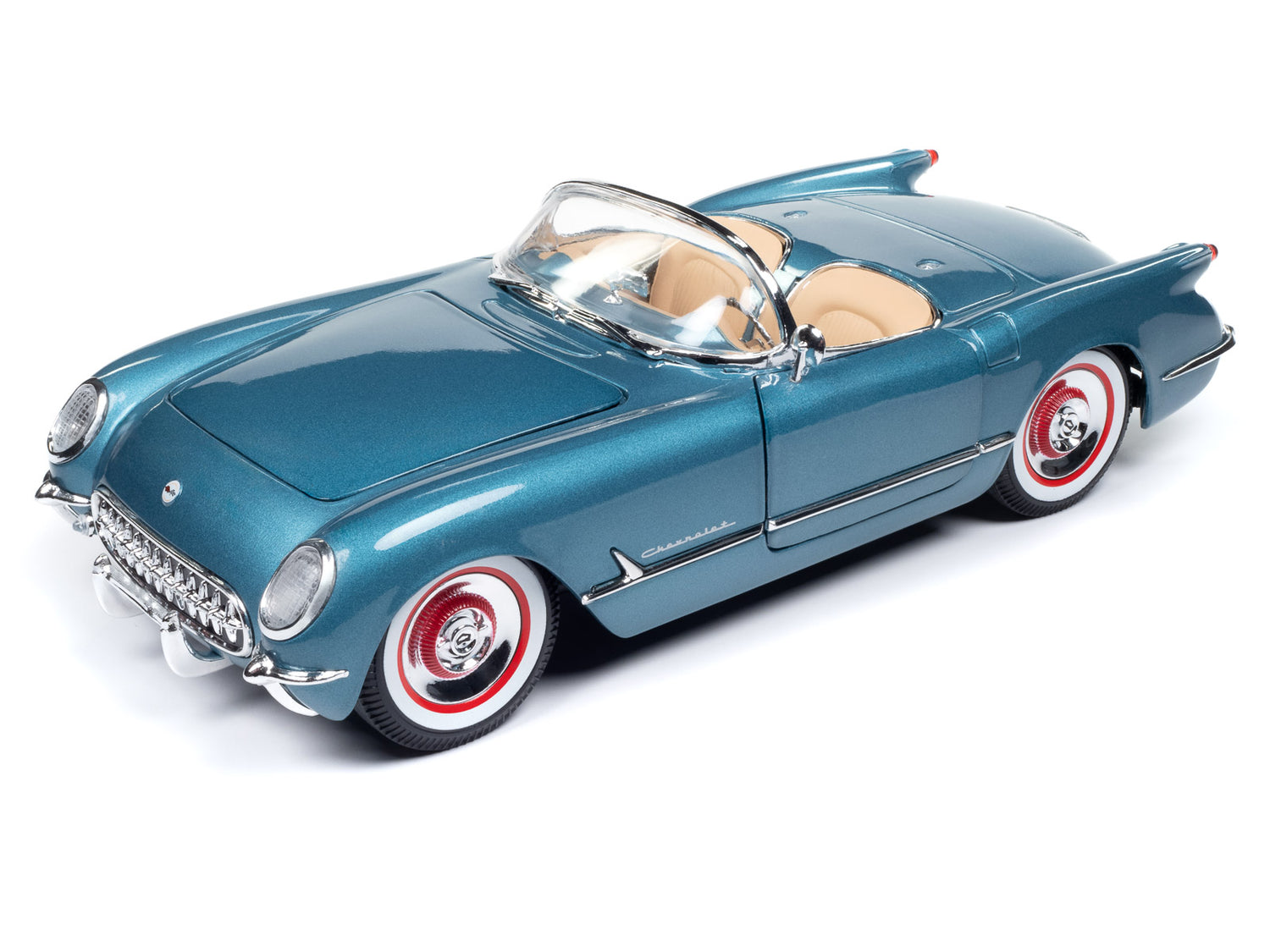American Muscle 1954 Chevrolet Corvette Convertible 1:18 Scale Diecast - Auto World Store