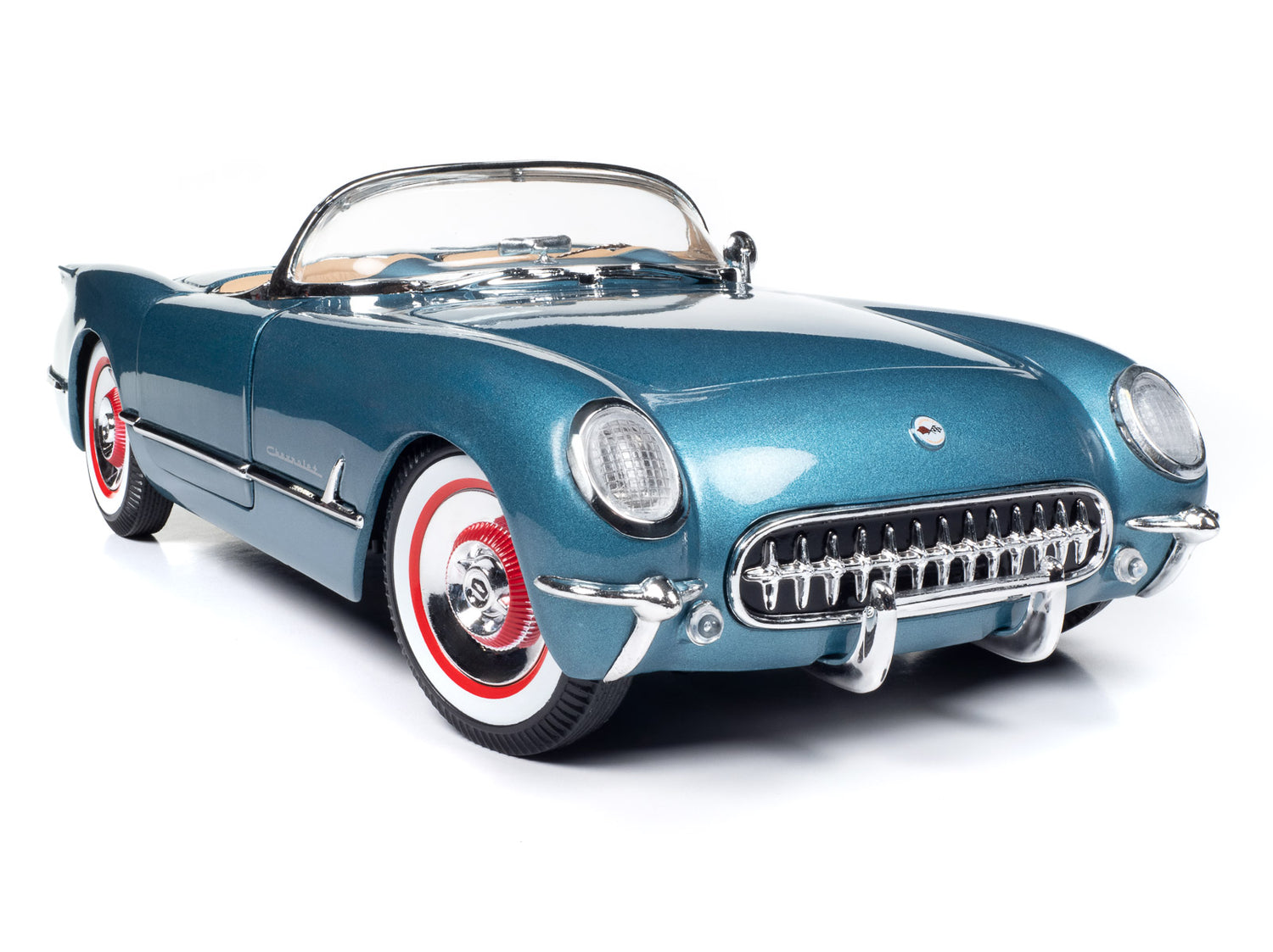 American Muscle 1954 Chevrolet Corvette Convertible 1:18 Scale Diecast - Auto World Store