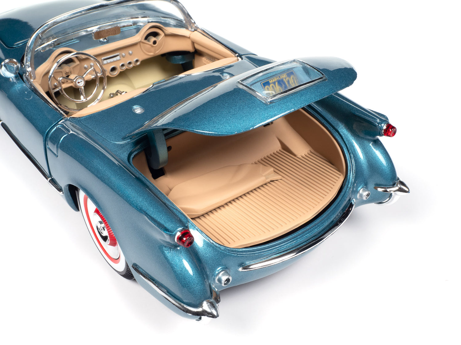 American Muscle 1954 Chevrolet Corvette Convertible 1:18 Scale Diecast - Auto World Store
