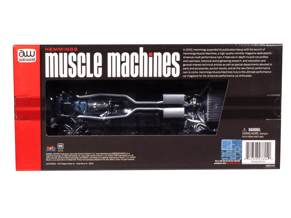 American Muscle 1966 Pontiac GTO Hardtop Hemmings Muscle Machines 1:18 Scale Diecast