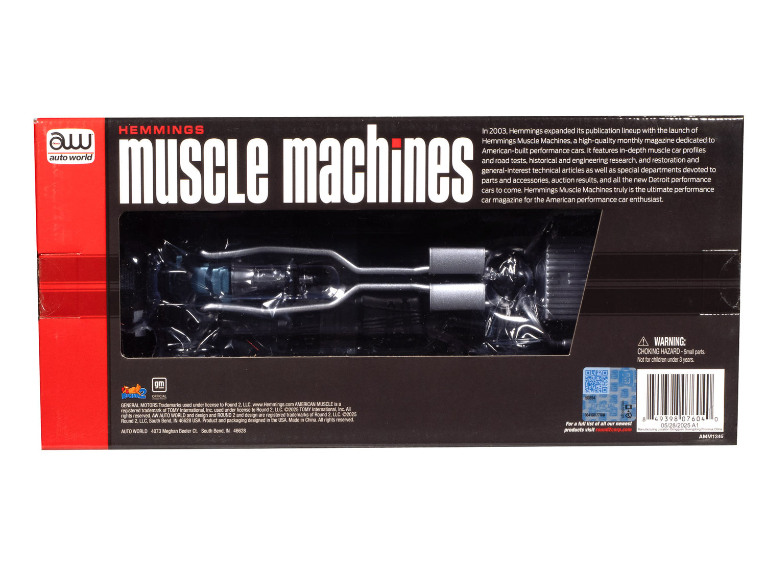 American Muscle 1966 Pontiac GTO Hardtop Hemmings Muscle Machines 1:18 Scale Diecast