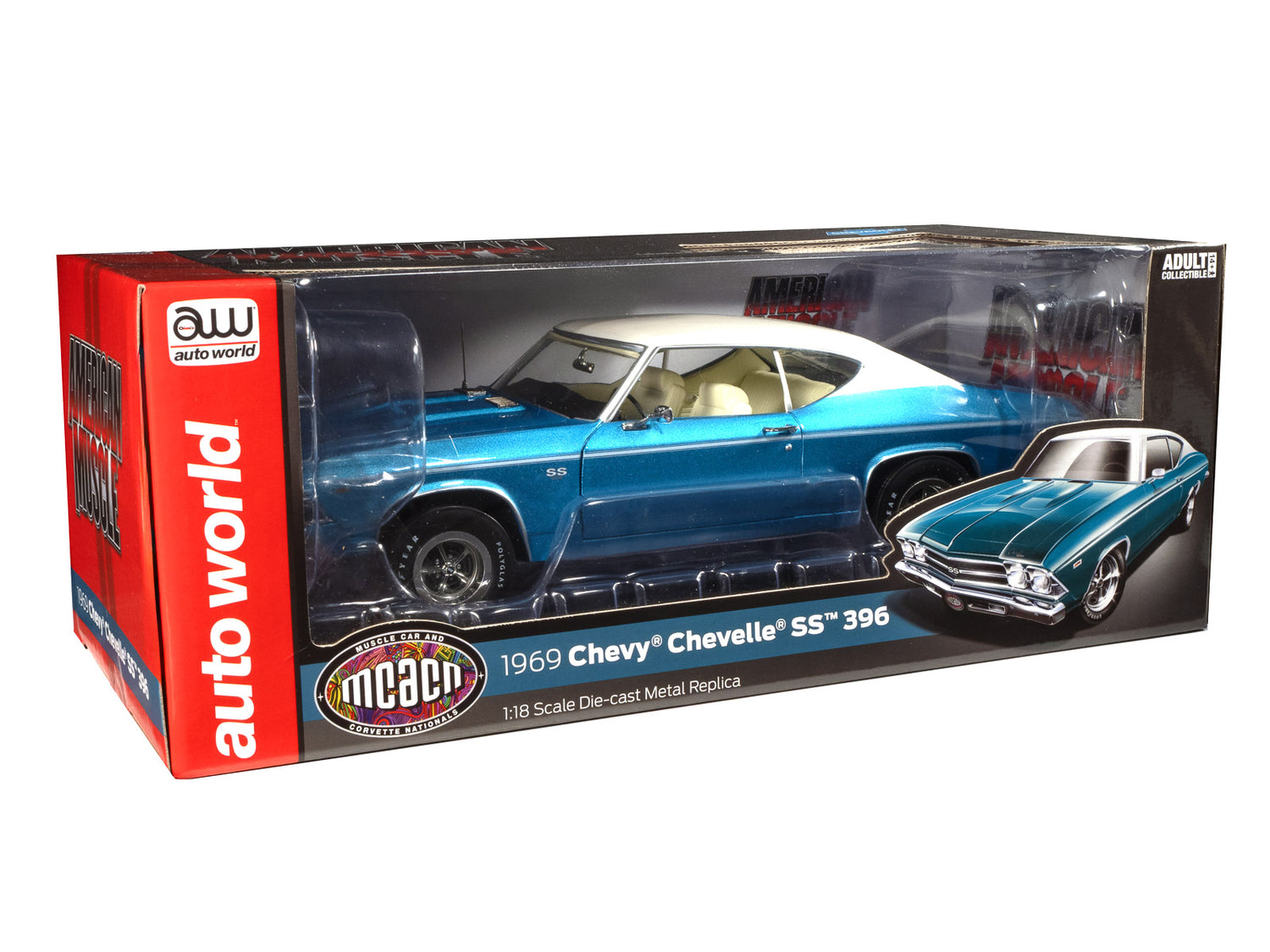 American Muscle 1969 Chevrolet Chevelle Hardtop MCACN 1:18 Scale Diecast