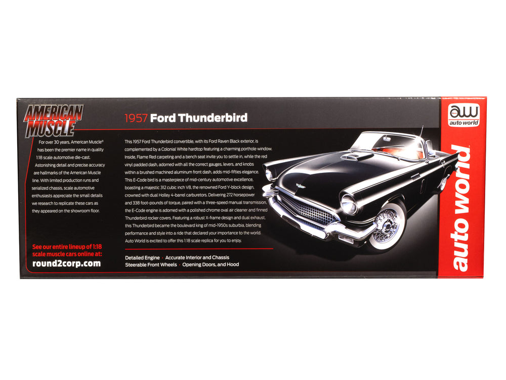 American Muscle 1957 Ford Thunderbird Roadster 1:18 Scale Diecast