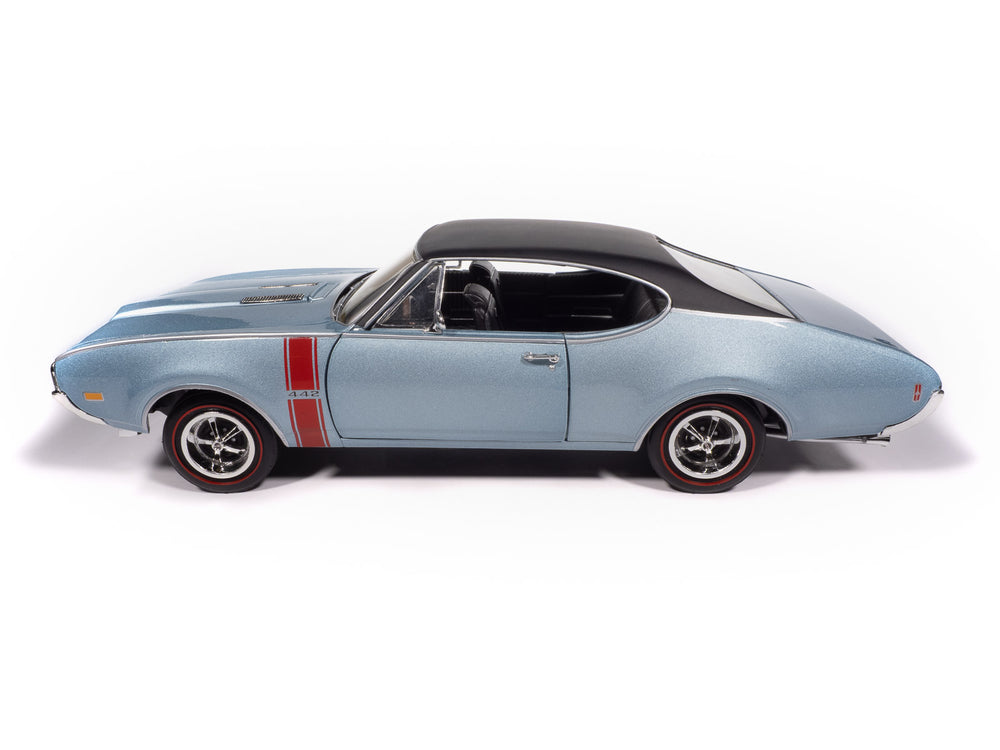 "PRE-ORDER" American Muscle 1968 Oldsmobile Holiday Coupe 442 Hemmings Muscle Machines 1:18 Scale Diecast (DUE LATE OCTOBER 2025)