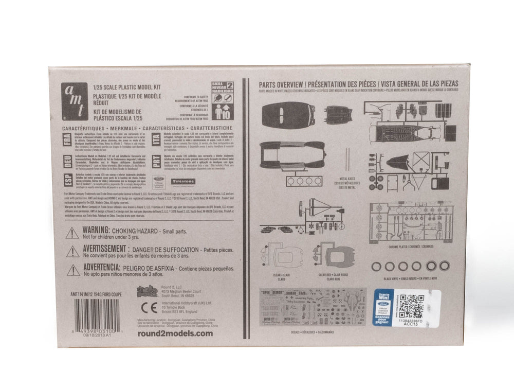 AMT 1940 Ford Coupe 1:25 Scale Model Kit