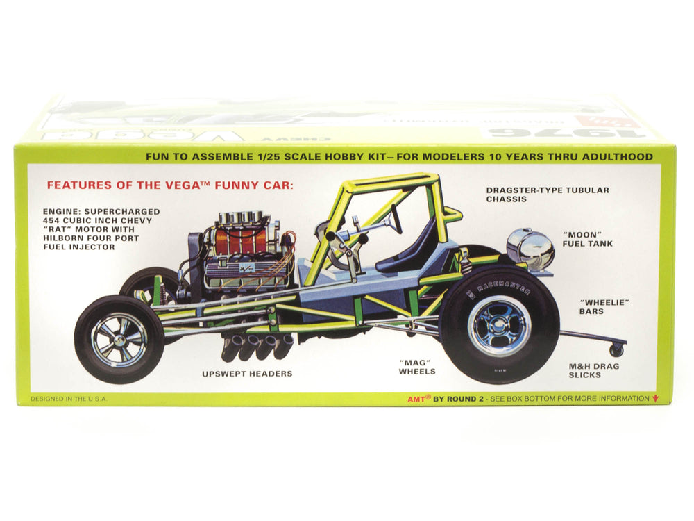 AMT 1976 Chevy Vega Funny Car 1:25 Scale Model Kit