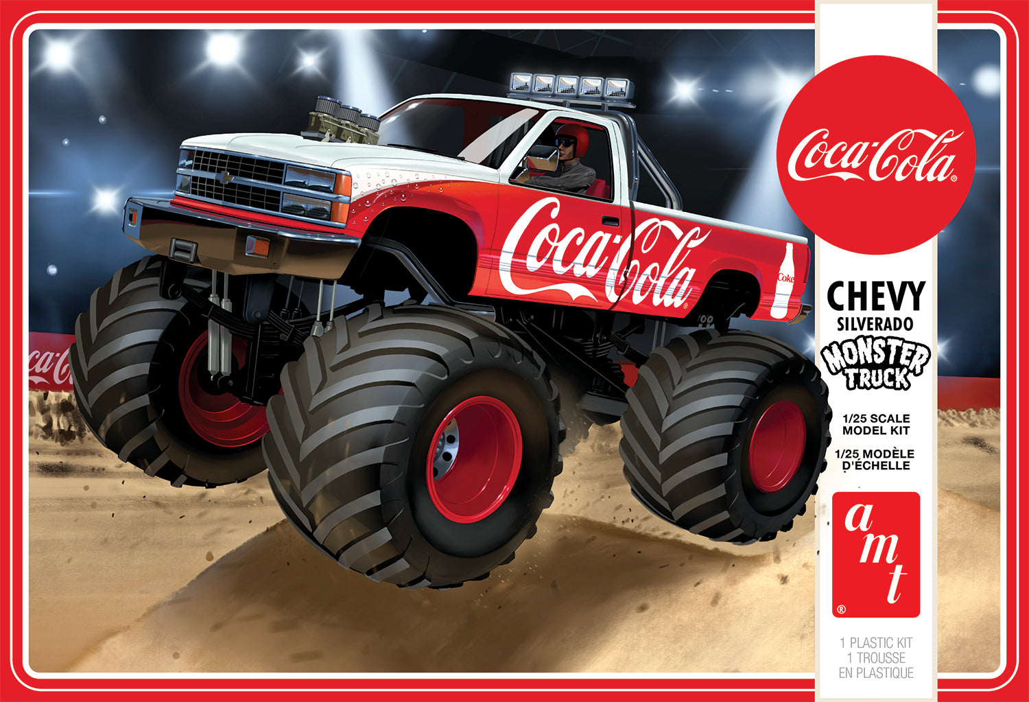 AMT 1988 Chevy Silverado Monster Truck (Coca-Cola) 1:25 Scale Model Kit