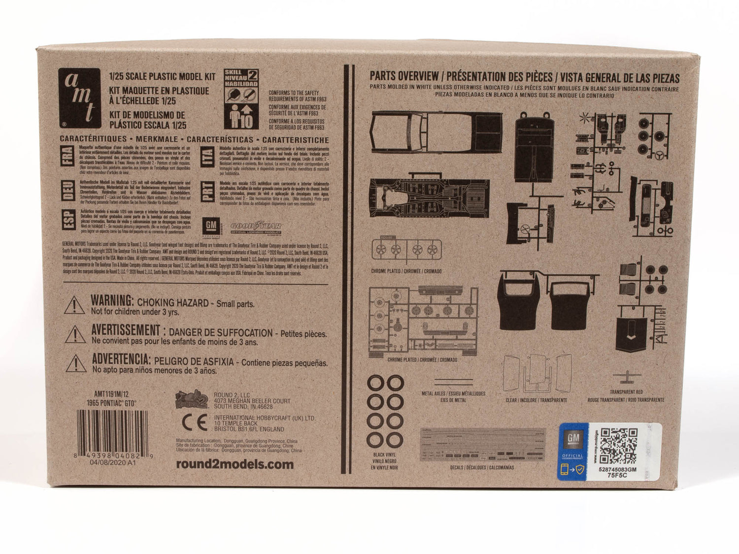 AMT 1965 Pontiac GTO 1:25 Scale Model Kit
