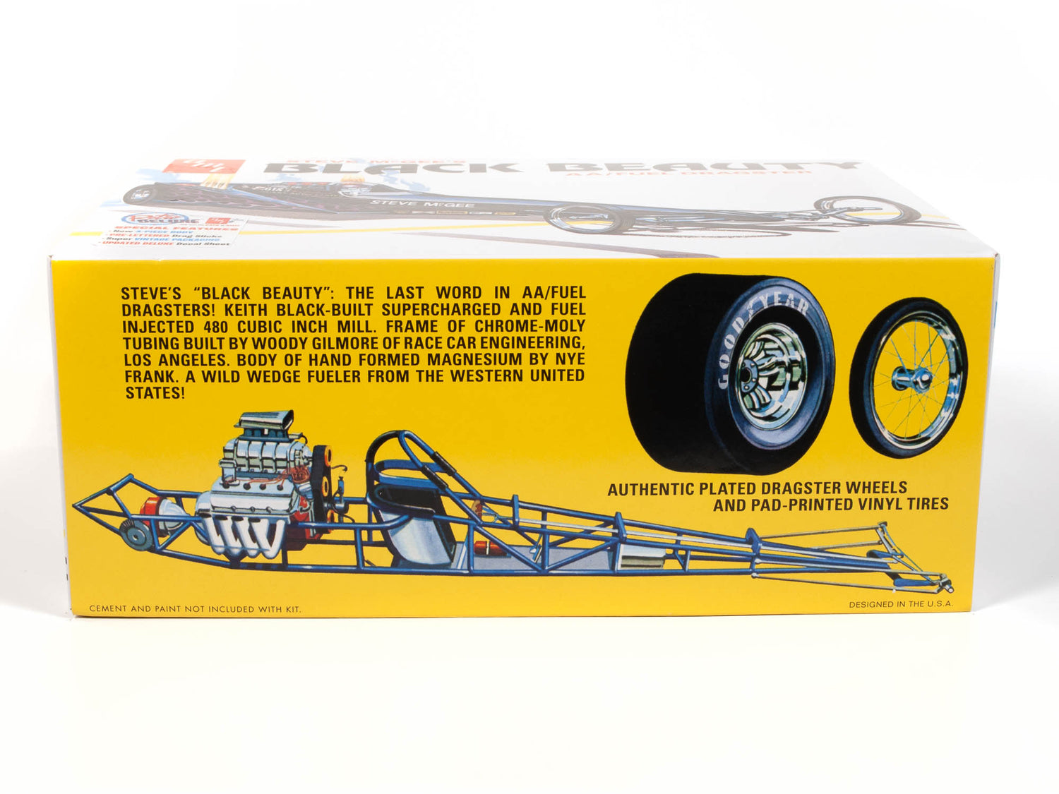 AMT Steve McGee Black Beauty Wedge Dragster 1:25 Scale Model Kit