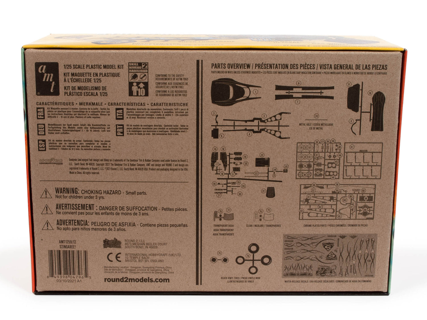 AMT Stingaree Custom Dragster 1:25 Scale Model Kit - Auto World Store
