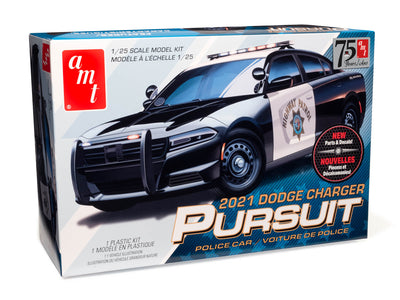 AMT 2021 Dodge Charger Police Pursuit 1:25 Scale Model Kit