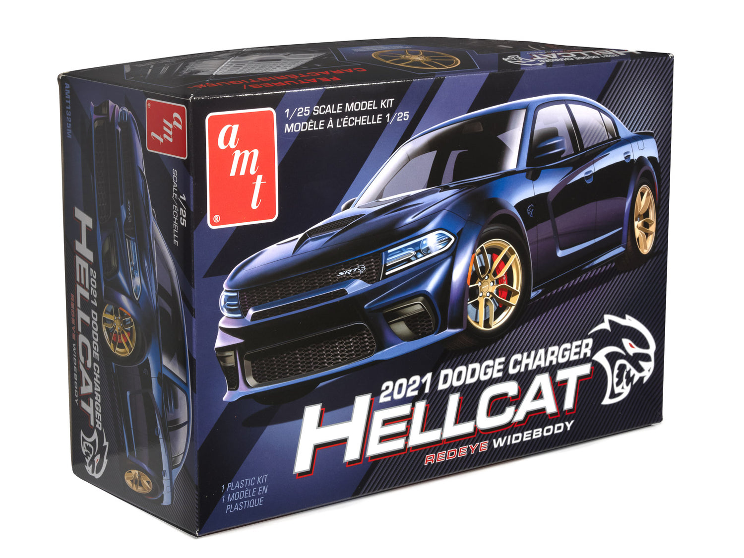 AMT Dodge Charger HellCat Redeye Widebody 1:25 Scale Model Kit - Auto World Store