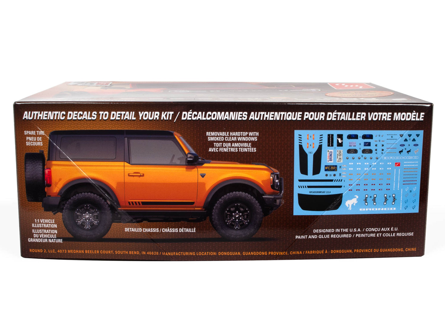 AMT 2021 Ford Bronco 1st Edition 1:25 Scale Model Kit