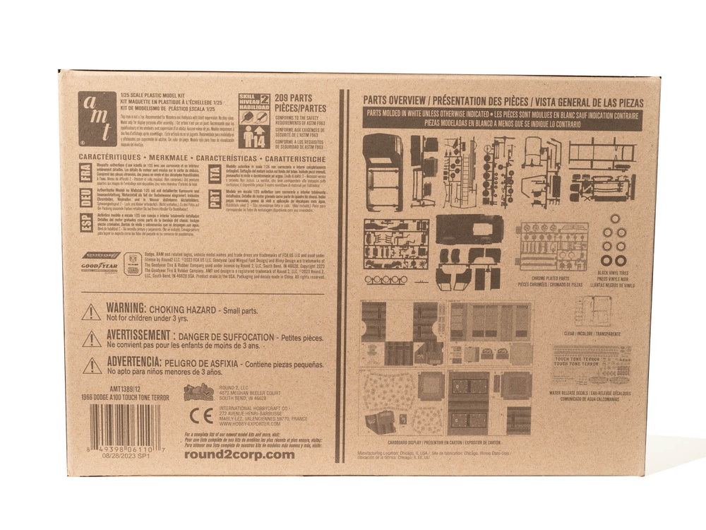 AMT 1966 Dodge A100 Pickup "Touch Tone Terror" 1:25 Scale Model Kit