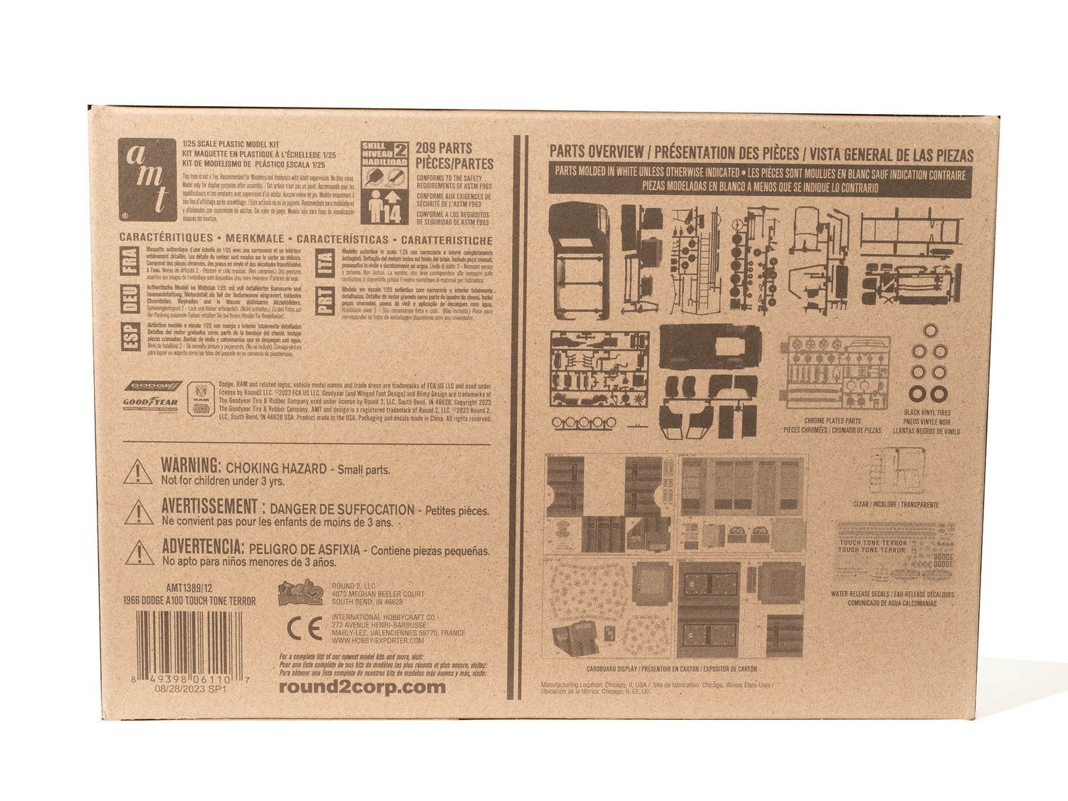 AMT 1966 Dodge A100 Pickup "Touch Tone Terror" 1:25 Scale Model Kit