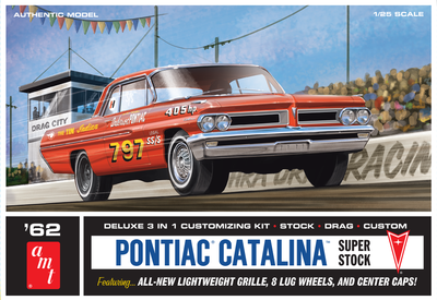 "PRE-ORDER" AMT 1962 Pontiac Catalina Super Stock 1:25 Scale Model Kit (DUE MAY 2024)