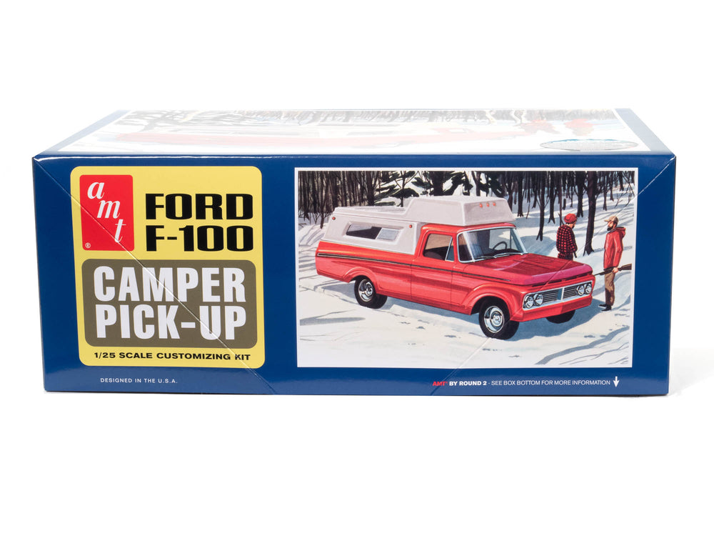 AMT 1963 Ford F-100 Camper Pickup 1:25 Scale Model Kit