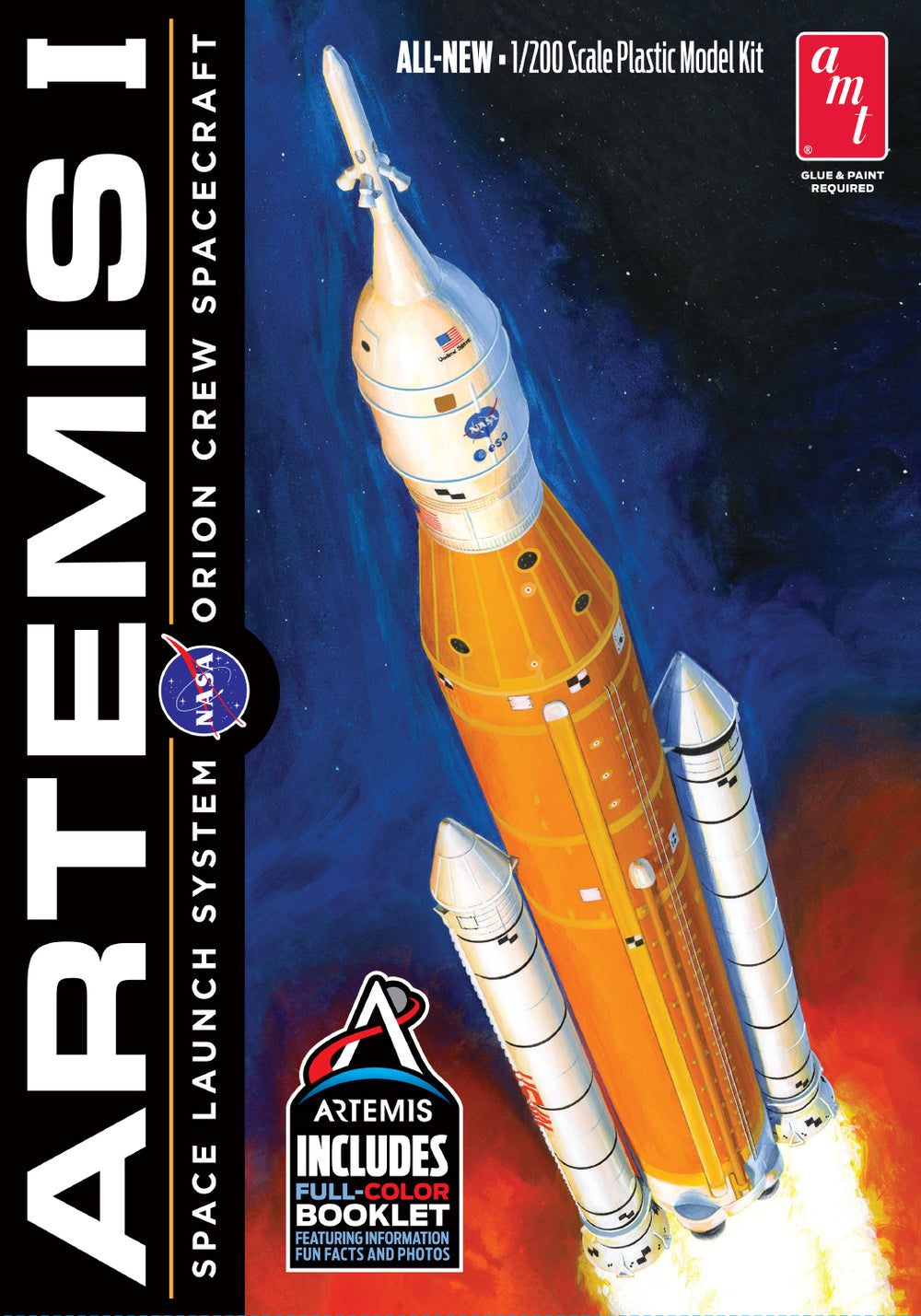 AMT NASA Artemis-1 Rocket 1:200 Scale Model Kit