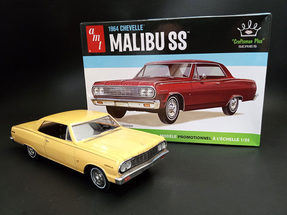 "PRE-ORDER" AMT 1964 Chevy Chevelle Malibu Super Sport "Craftsman Plus" 1:25 Scale Model Kit (DUE MAY 2024)