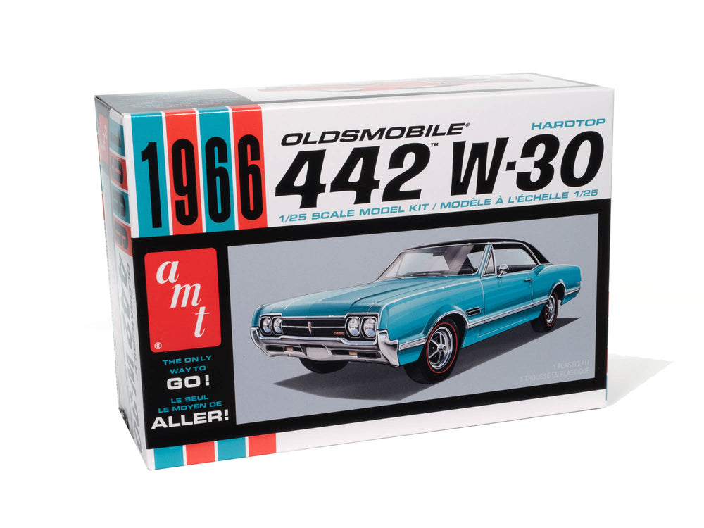 AMT 1966 Olds 442 Hardtop 1:25 Scale Model Kit - Auto World Store