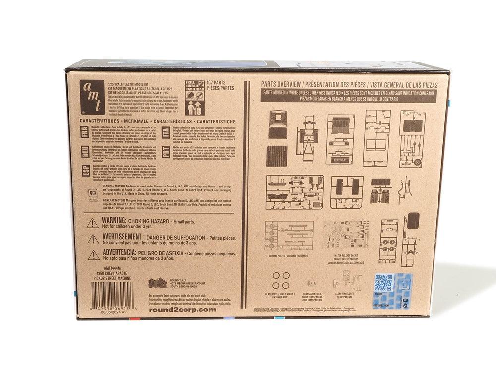 AMT 1960 Chevy Apache Pickup Street Machine 1:25 Scale Model Kit