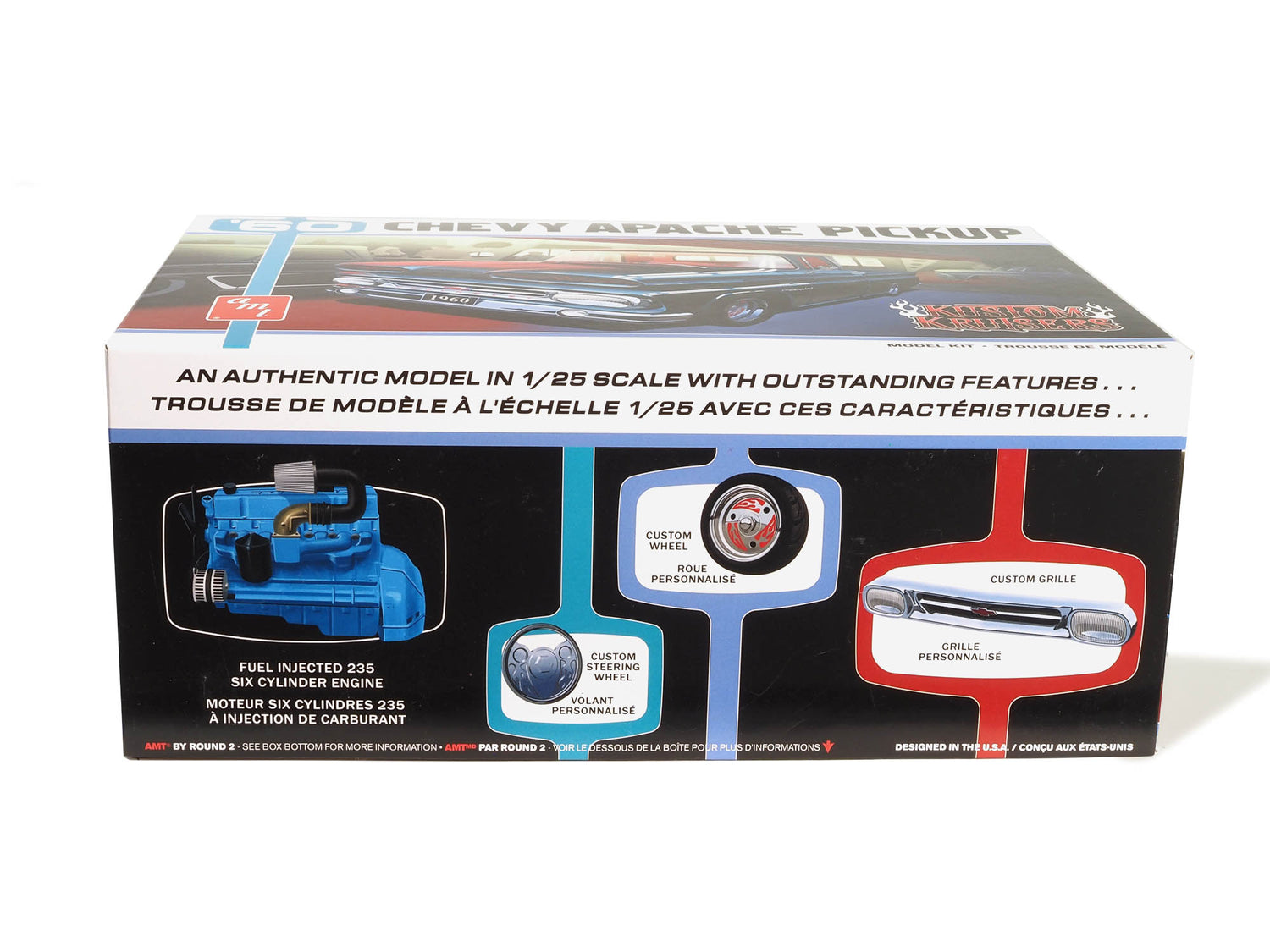 AMT 1960 Chevy Apache Pickup Street Machine 1:25 Scale Model Kit