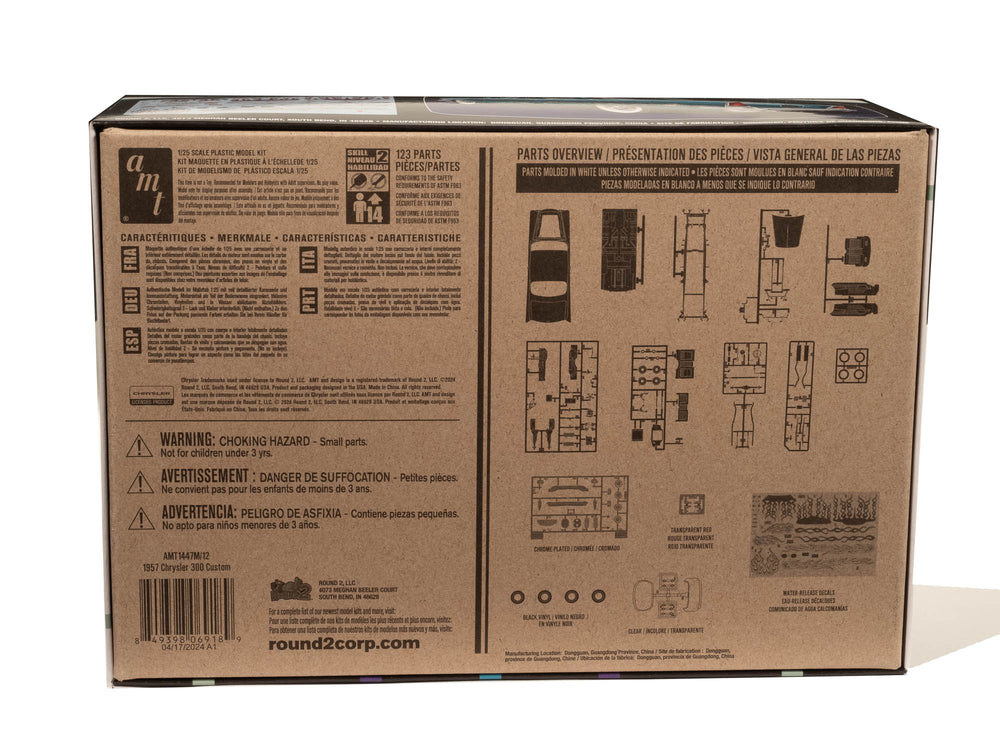 AMT 1957 Chrysler 300 Custom Version 1:25 Scale Model Kit