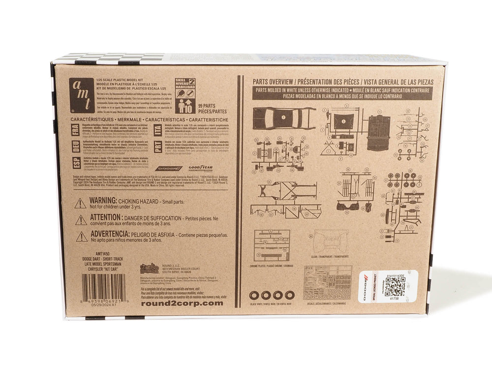 AMT Dodge Dart Sportsman Short Track "Kit Car" 1:25 Scale Model Kit
