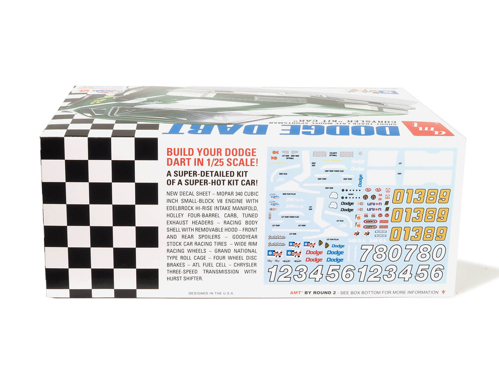 AMT Dodge Dart Sportsman Short Track "Kit Car" 1:25 Scale Model Kit