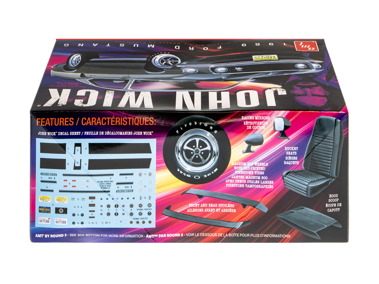 AMT 1969 Ford Mustang Mach I John Wick 1:25 Scale Model Kit