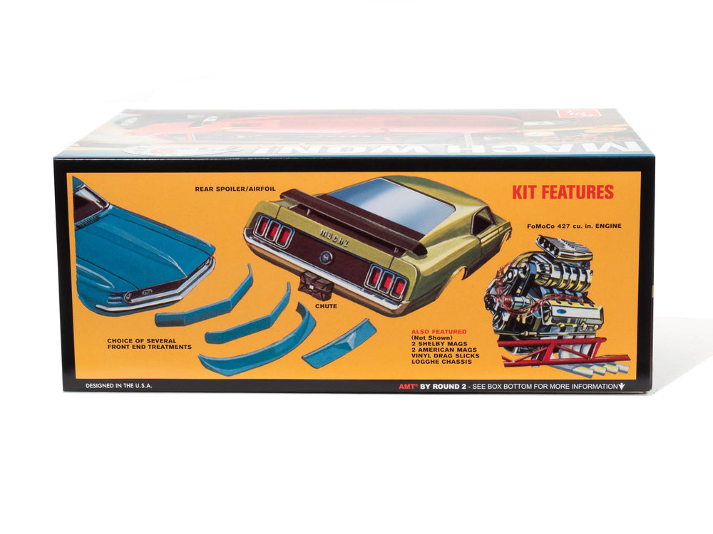 AMT 1970 Ford Mustang Funny Car Mach Won 1:25 Scale Model Kit