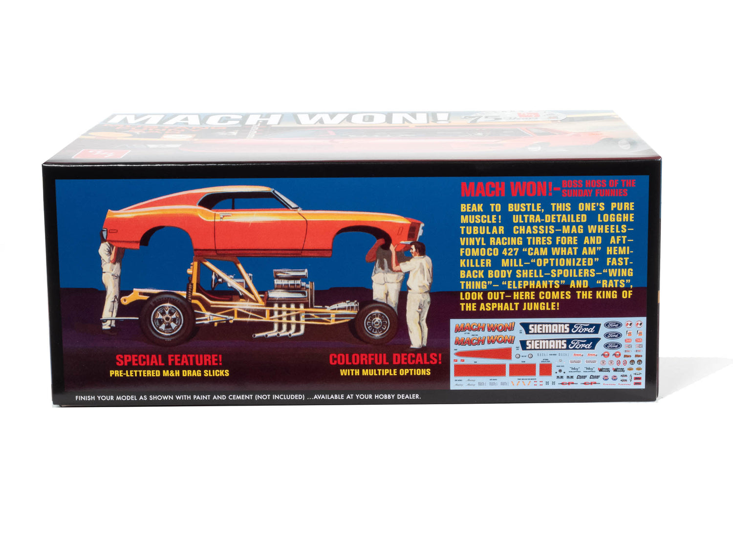 AMT 1970 Ford Mustang Funny Car Mach Won 1:25 Scale Model Kit