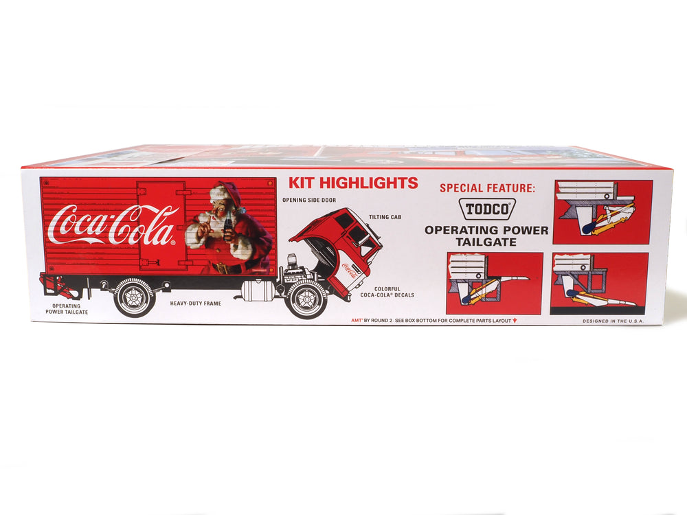 AMT Ford C-600 City Holiday Delivery Truck Coca-Cola 1:25 Scale Model Kit