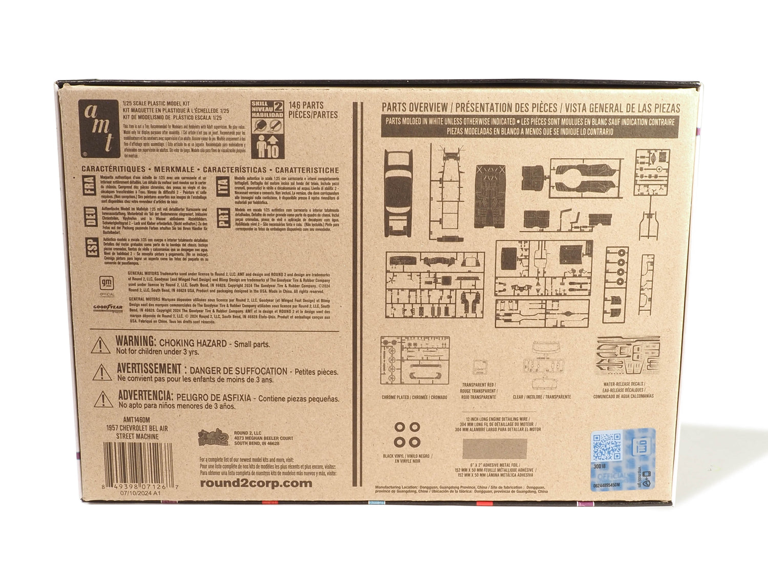 AMT 1957 Chevy Bel Air Street Machine 1:25 Scale Model Kit