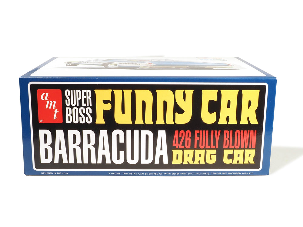 AMT 1966 Plymouth Barracuda Funny Car "Hemi Hustler" 1:25 Scale Model Kit