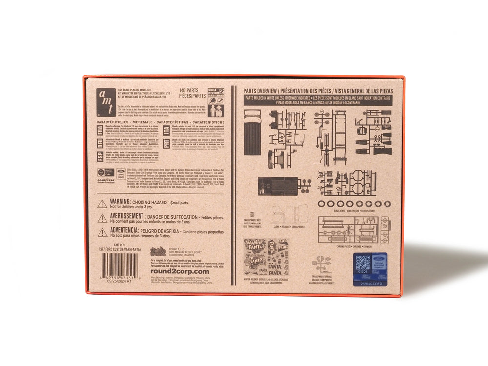 AMT 1977 Ford Custom Van Fanta 1:25 Scale Model Kit