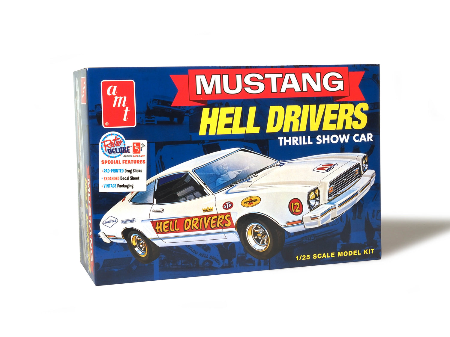 AMT 1977 Ford Mustang "Hells Drivers" 1:25 Scale Model Kit