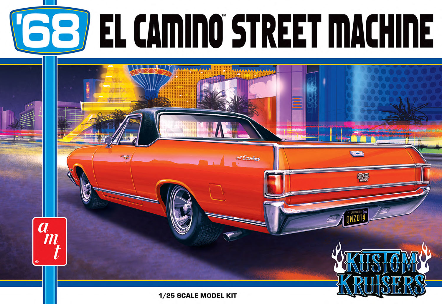 AMT 1968 Chevy El Camino Street Machine 1:25 Scale Model Kit
