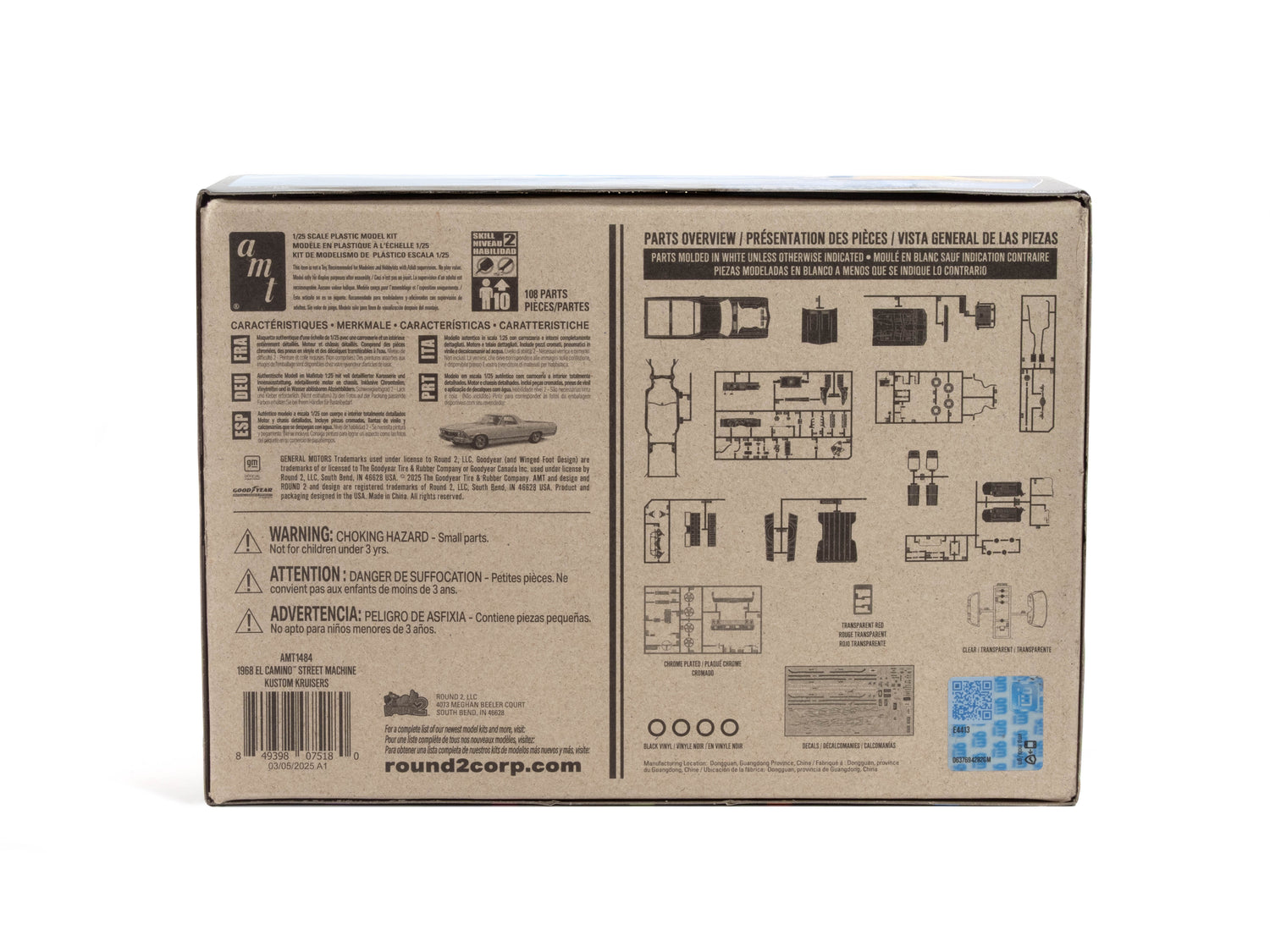 AMT 1968 Chevy El Camino Street Machine 1:25 Scale Model Kit