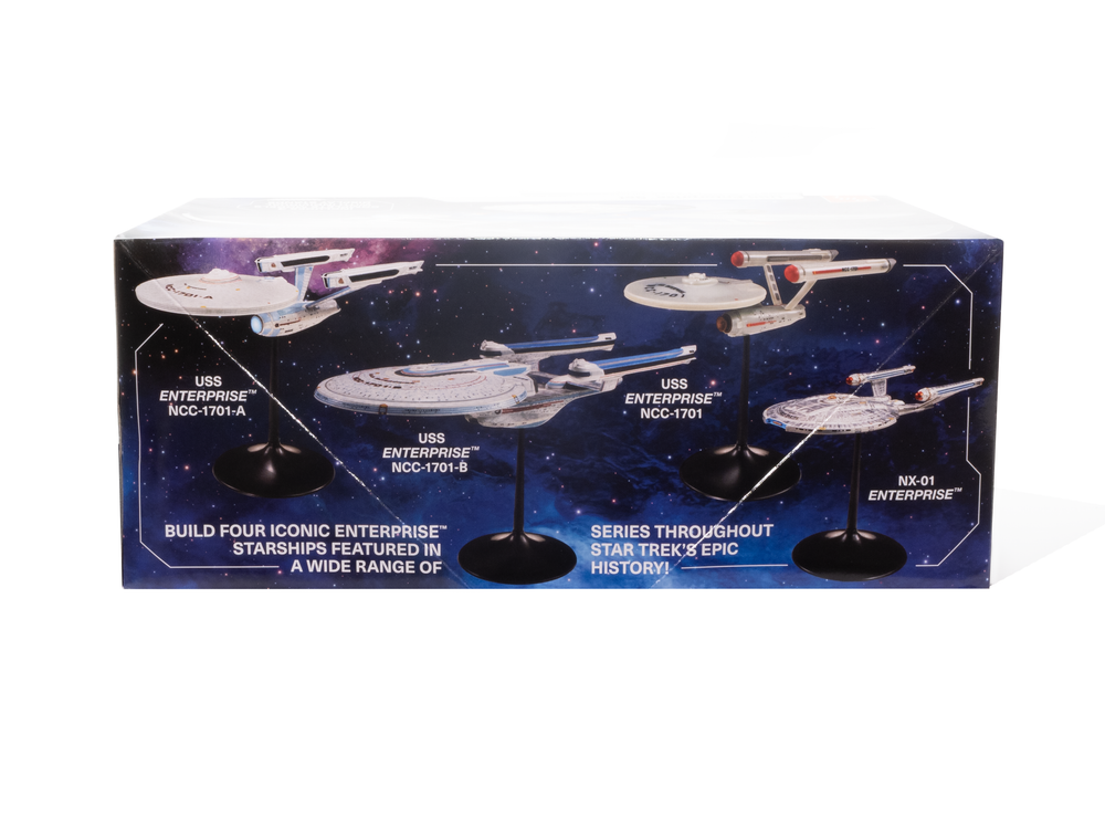 AMT Star Trek U.S.S. Enterprise Four Ship Set 1:2500 Scale Model Kit